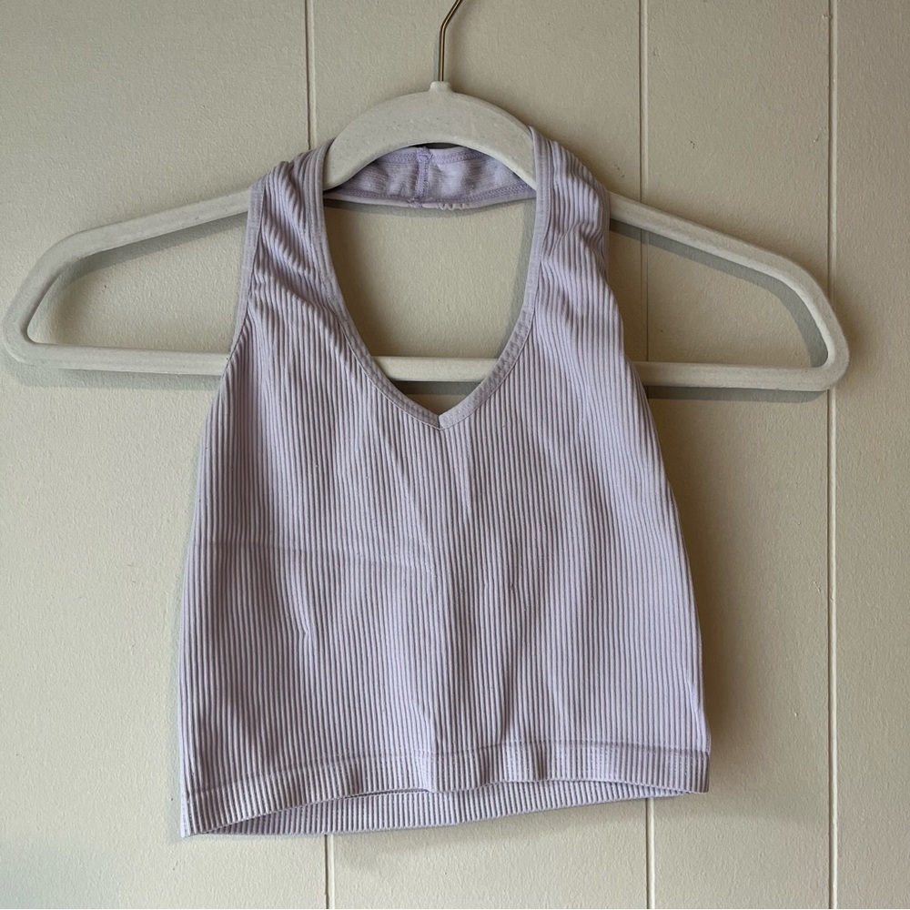 ✨FREE✨ Ribbed Halter Top